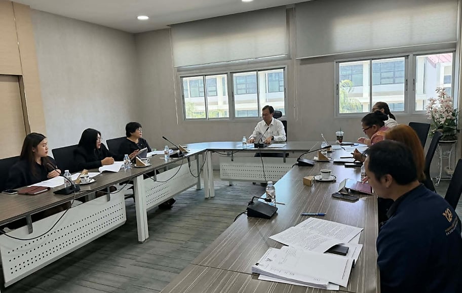 หน่วยตรวจสอบภายใน จัดประชุมคณะกรรมการตรวจสอบหารือร่วมกับสำนักตรวจเงินแผ่นดินจังหวัดพระนครศรีอยุธยาและอธิการบดีมหาวิทยาลัยราชภัฏพระนครศรีอยุธยา